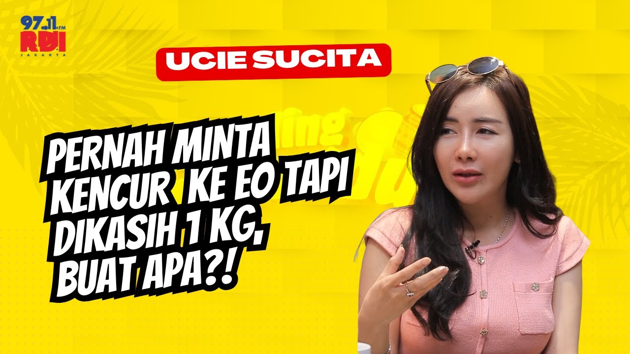 Ngakak! Ucie Sucita Cuma Mau Kencur, Dikasih Sebanyak Ini Sama EO