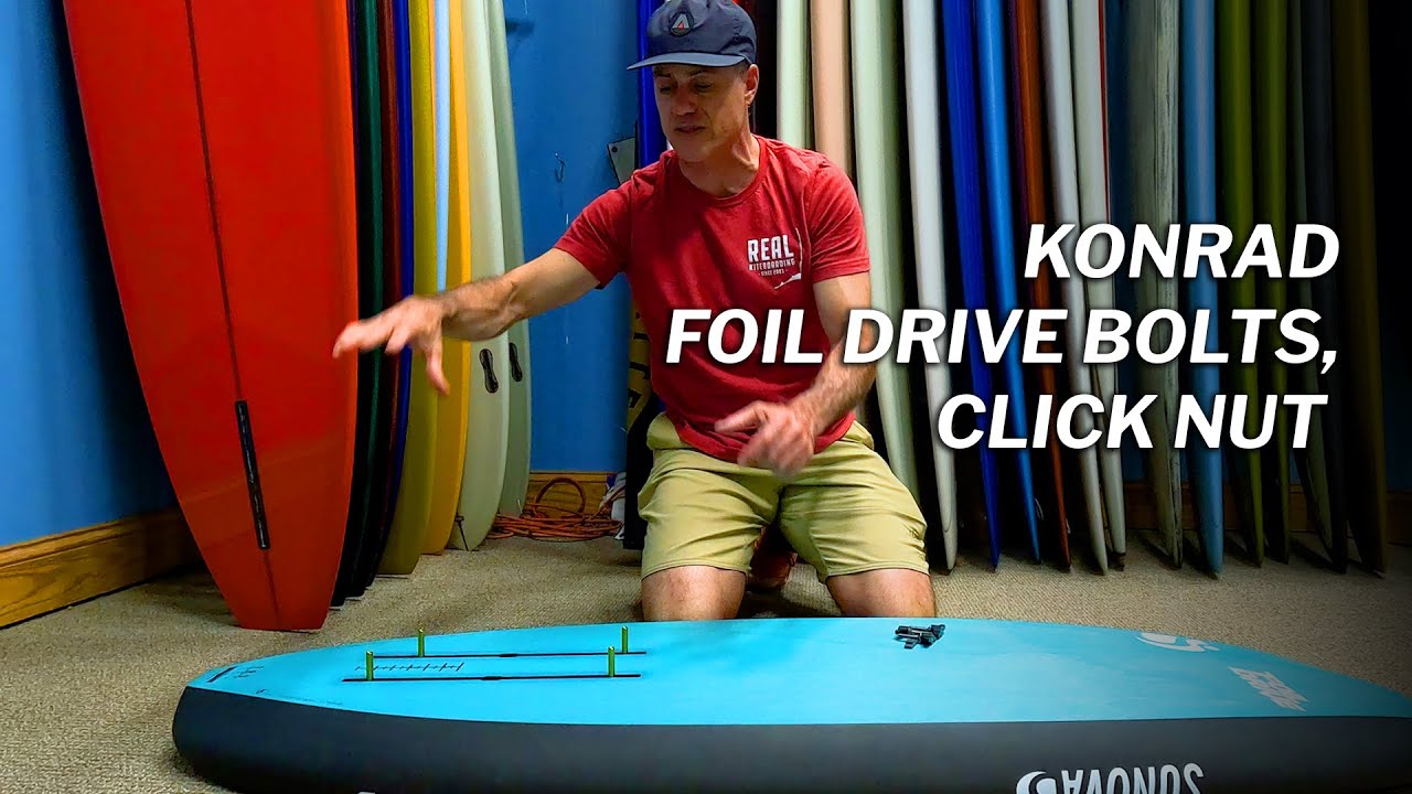 Konrad Boarding Foil Drive MAX Click Nut (set of 4) — REAL Watersports