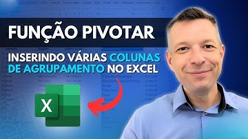 Função Pivotar Excel com Várias Colunas de Cálculos