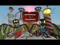 DO NOT WATCH! TRAIN EATER vs CAR EATER, CHOO CHOO CHARLES, HOUSE HEAD in Garry's Mod!