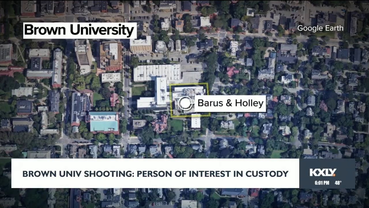 Brown University shooting: Person of interest in custody - YouTube