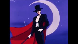 10 minutes of Tuxedo Mask throwing roses and trying to act cool