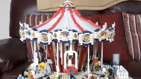 Lego 10196 Grand Carousel in Motion with Music