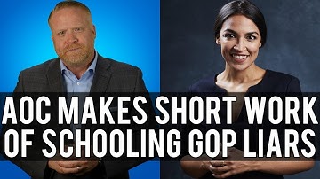 Alexandria Ocasio-Cortez Makes Fact Checking GOP Clowns Like Scott Walker Look Easy!