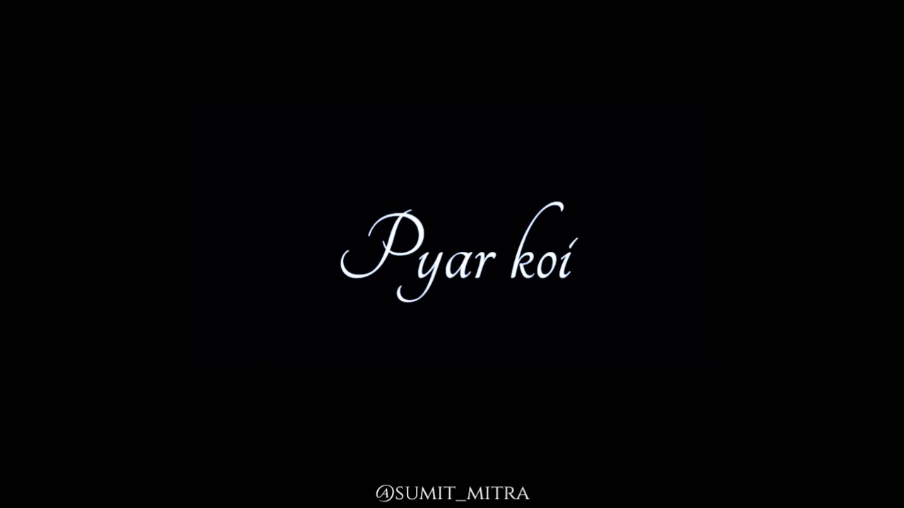 Black Screen Love song 30 Seconds status video YouTube