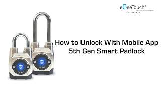 How to Unlock a 5th Gen Smart Padlock Using the eGeeTouch Mobile App screenshot 4