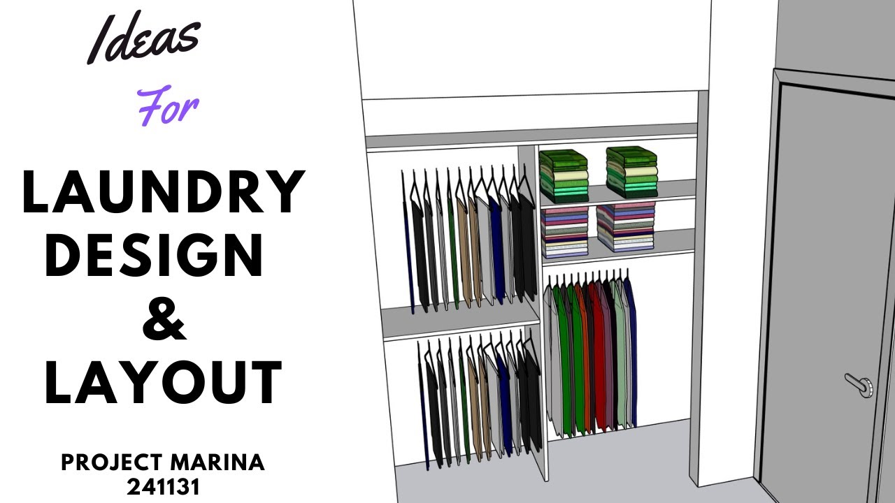 Closet & Laundry Room Design for a Client: A Detailed Walkthrough ...