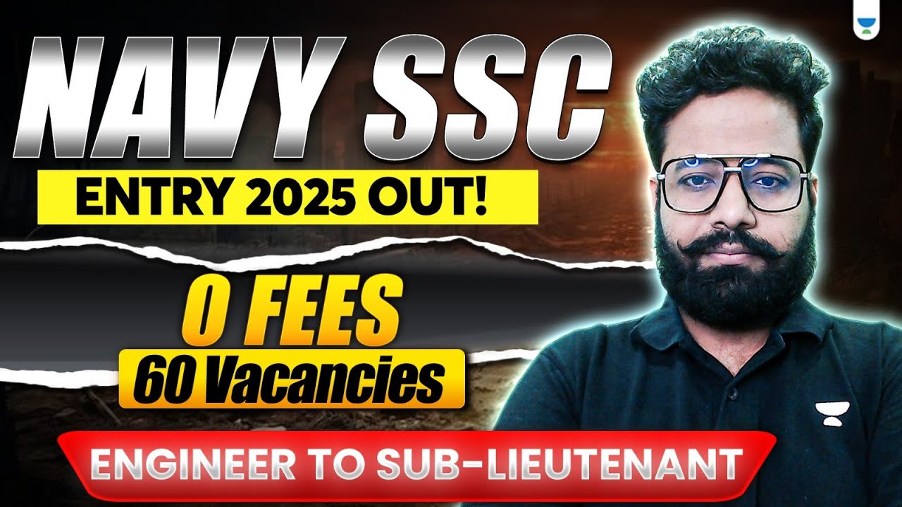 💥 Navy SSC Entry 2025 | 0 Fees 💸 | 60 Vacancies | Engineer Banega Sub-Lieutenant -Shailesh Sir