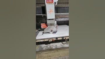 5  axis  bridge saw GQ-3220D  for sintered stone/dekton slabs cutting