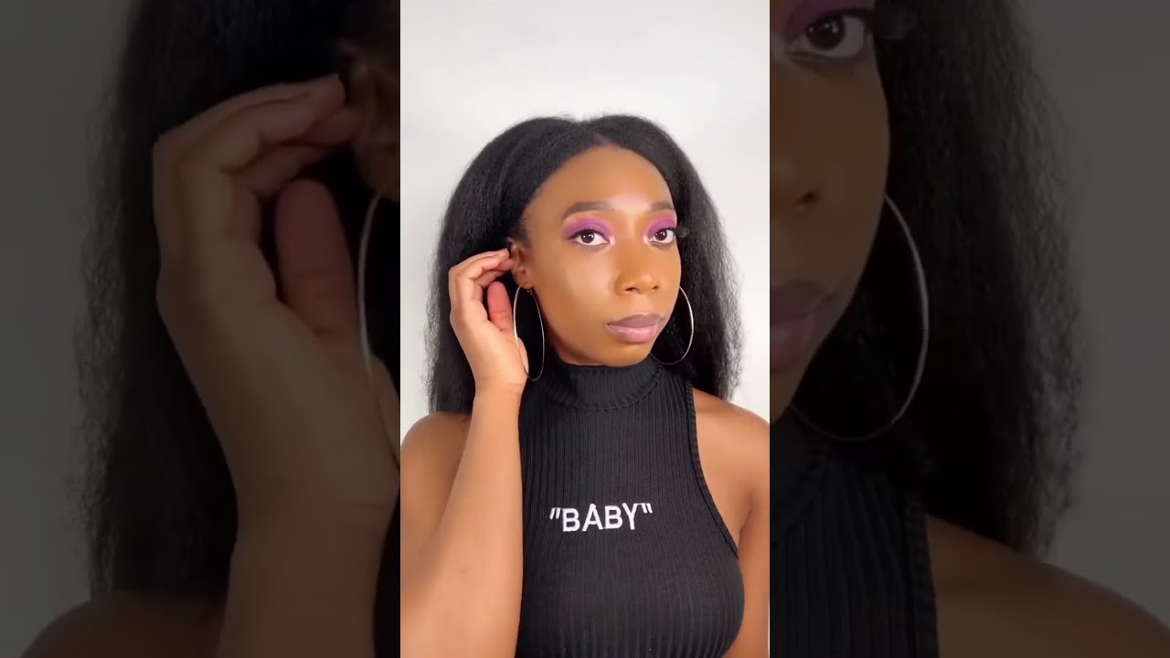 6 [EASY & REALISTIC] Natural Hairstyles | Kinky Straight Clip-Ins | Minimal Leave-Out #Kinkistry