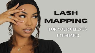 LASH MAPPING | Very detailed lash customization to clients eye shapes