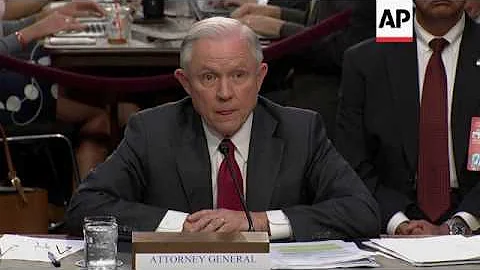 Sessions Says He Long Had Concerns Over Comey