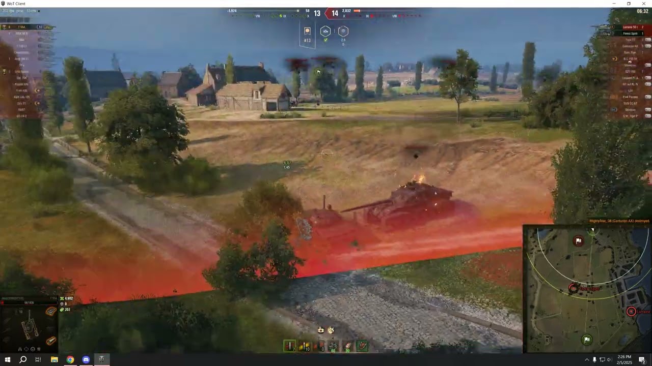 T55a end game 1v3 carry pools