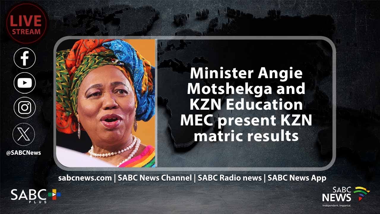Minister Angie Motshekga and KZN Education MEC present KZN matric ...