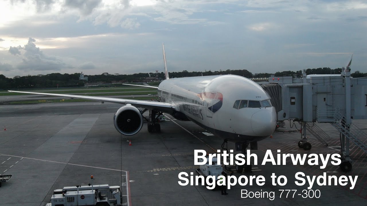 [HD] British Airways Singapore to Sydney Part 1 YouTube