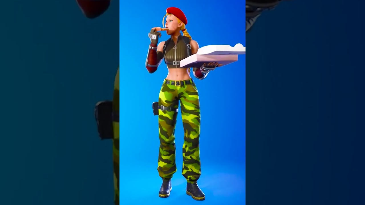 He had no idea 🥵🔥🥵 CAMMY FORTNITE *THICC* STREET FIGHTER SKIN