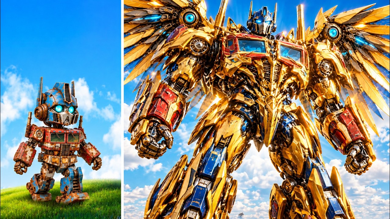 GTA 5 - Chúa tể Transformer Prime đánh thức cơ thể tối thượng bí ẩn | GHTG
