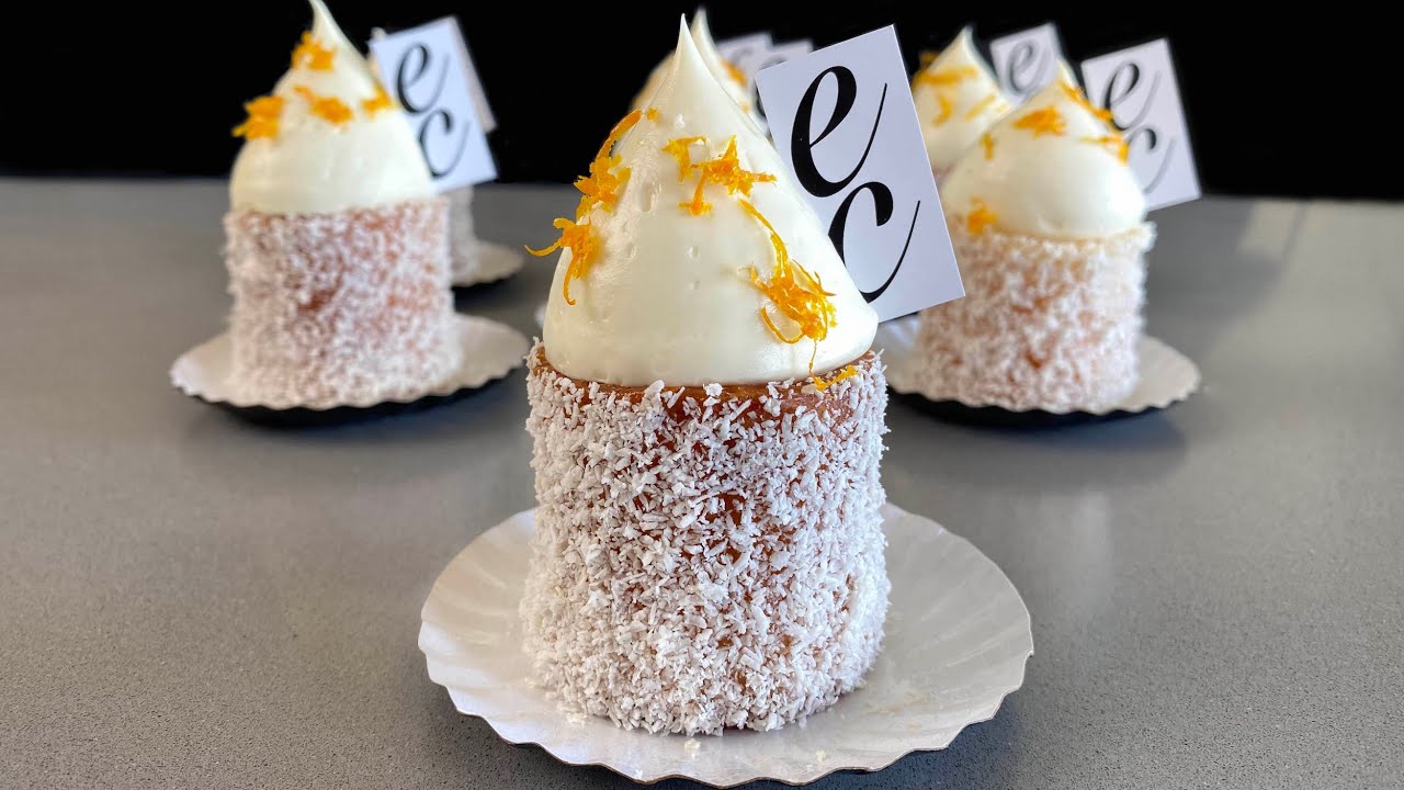 Babà a la Naranja y Ganache Montada de Malibu / Orange  Babà & Malibu  Whipped Ganache