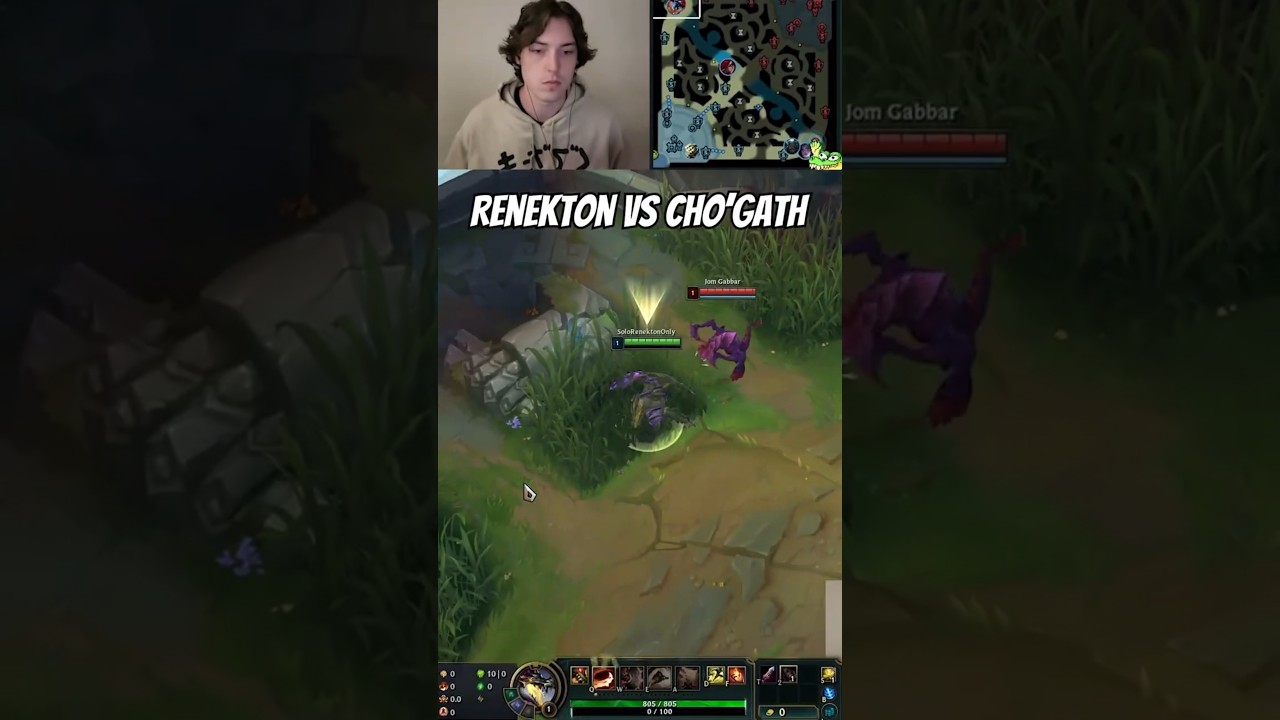"Nice brainless champ" - Cho'gath Player