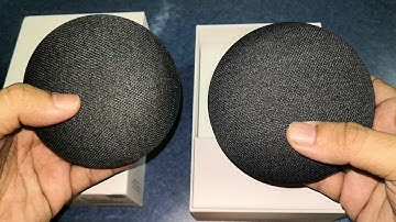 Google Nest Mini Unboxing, Quick comparison with Google Home Mini