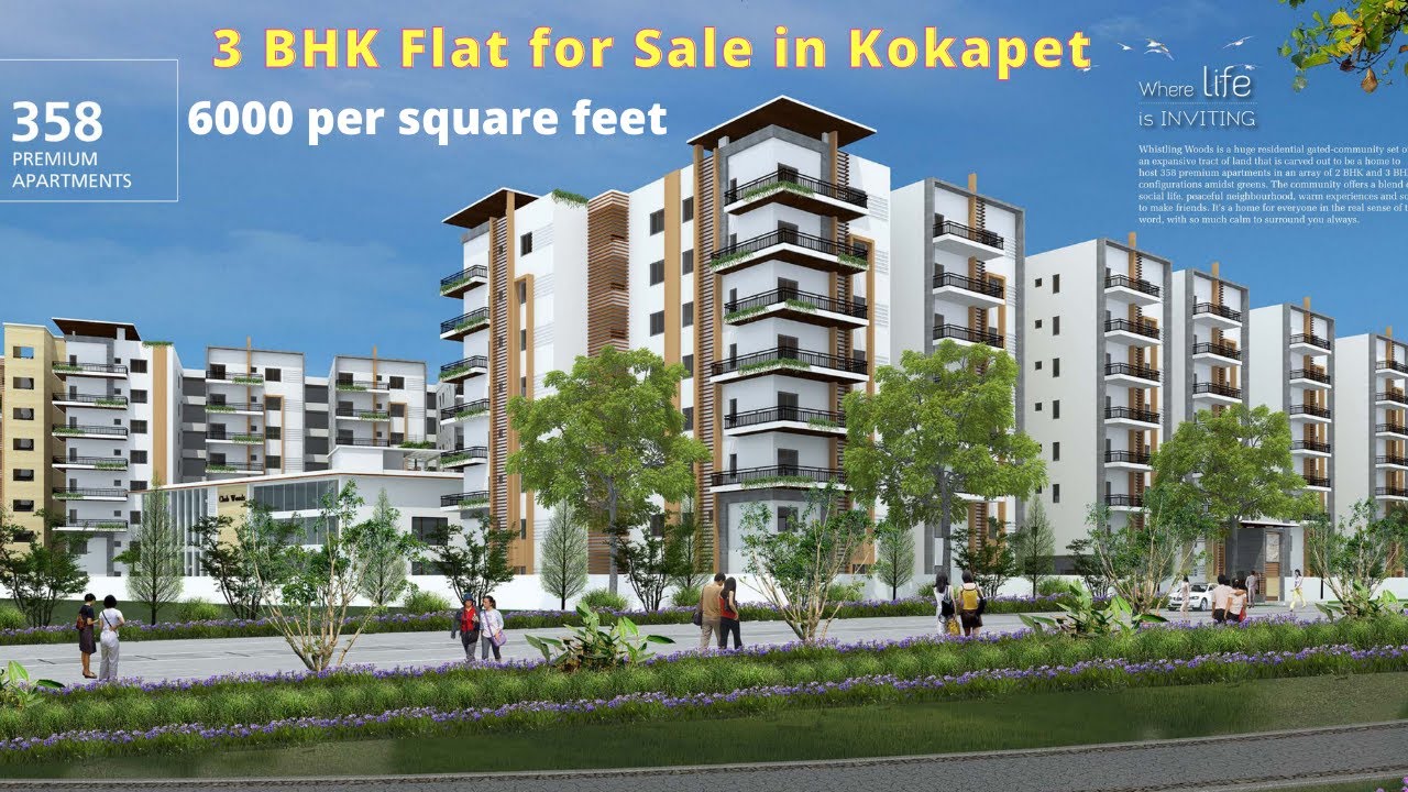 3 BHK Flat for Sale in Kokapet Gachibowli Narsingi Hyderabad