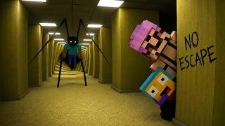 I Trapped my friend and I in the SCARIEST BACKROOMS Mod in Minecraft