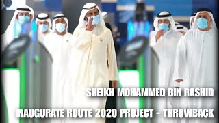 Sheikh Hamdan Fazza Sheikh Mohammed Dubai King Inaugurate Route 2020 Project - Throwback
