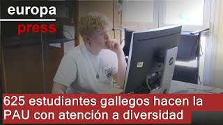 Más de 600 alumnos hacen la PAU en Galicia con medidas de atención a la diversidad
