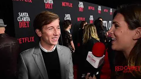 Skyler Gisondo interview at Netflix's "Santa Clari...