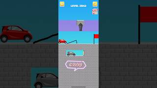 Draw bridge puzzle game level 2842 #drawing #game #Shorts