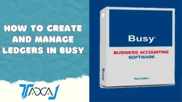 How to Create and Manage Ledger in Busy Software in Under 10 Minutes | Types of Ledger in Busy