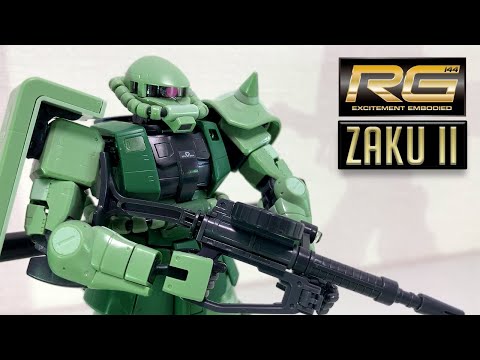 Real Grade Grunt Suit - RG Zaku II (MS-06F-1/144) - YouTube