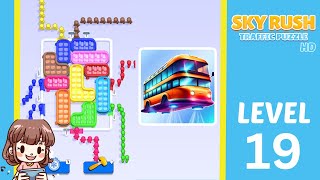 Sky Rush Traffic Puzzle Level 19 Solution Walkthrough