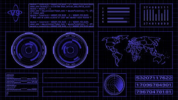 Blue Futuristic HUD Full HD 60 FPS