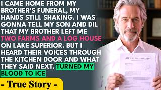 I came home from my brother's funeral and told my son and his wife, "I inherited two farms!"