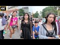 Cambodia tourism street walk virtual tour phnom penh city 4k tour