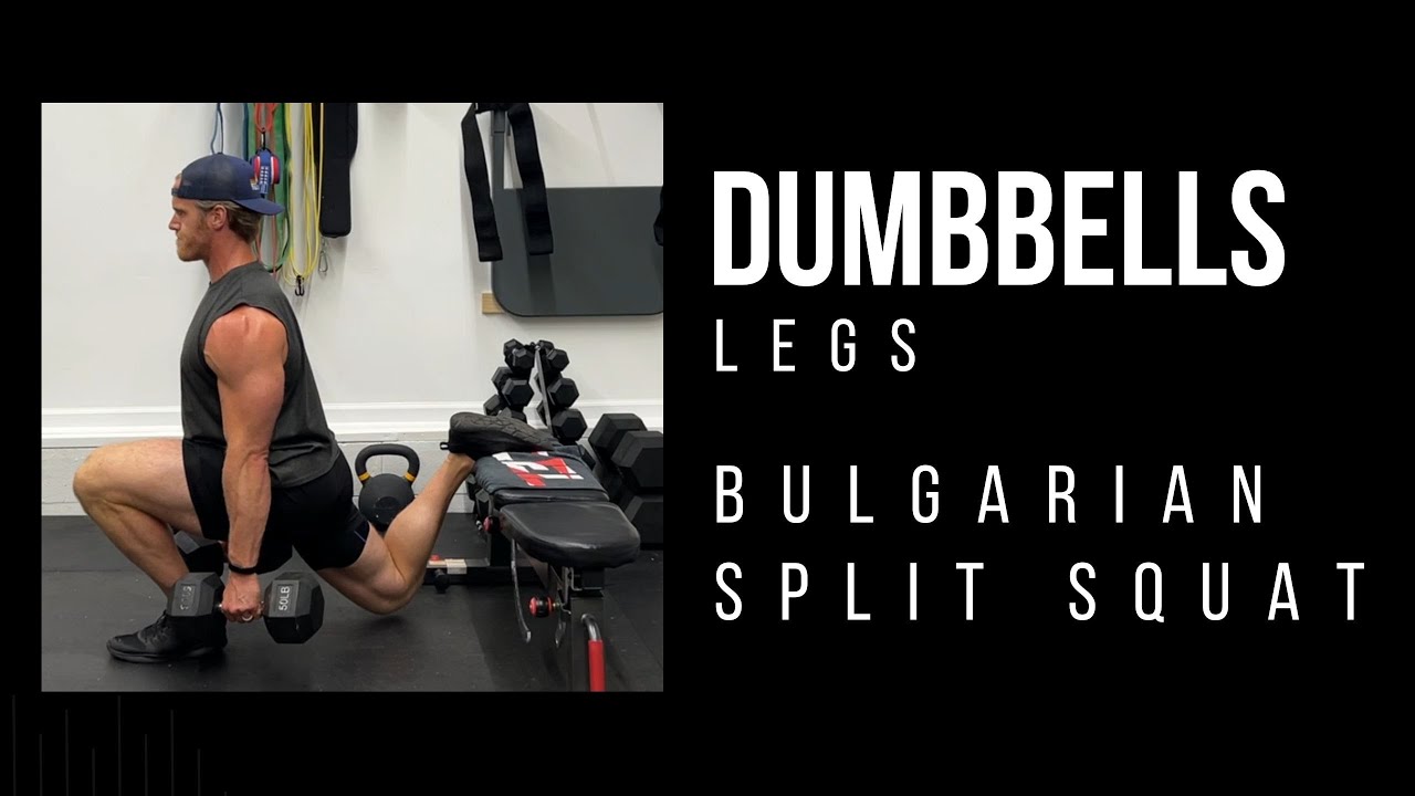 Dumbbell Bulgarian Split Squat - YouTube