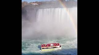 STUNNING RAINBOW SHINES OVER NIAGARA FALLS 🌈