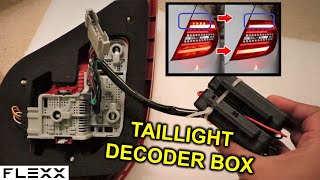 Fix the foglight error on a PREFACELIFT Mercedes W204 C300 LED Taillights with decoder box