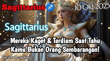 Sagittarius♐ Mereka Kaget & Terdiam Saat Tahu Kamu Bukan Orang Sembarang Oktober 2025 - Mata Zodiak