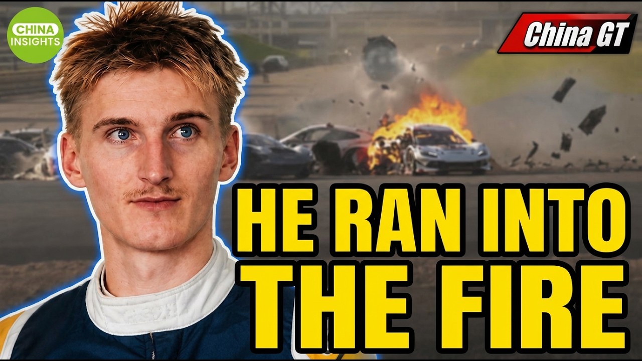 A massive crash at the China GT race in Shanghai left a driver trapped in a burning Ferrari for more than a minute. With no official rescue team immediately on scene, fellow racer Loek Hartog stopped his own car, ran into the fire, and pulled him out.
What happened next raised even bigger questions about emergency response, race safety, and allegations that officials tried to shift blame after the crash.

#ChinaGT #Motorsport #Racing #Ferrari #LoekHartog #Shanghai #RaceCrash #MotorsportSafety #AutoRacing #ChinaNews