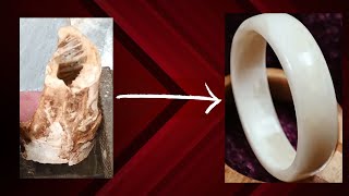 ساخت حلقه در خانه، ساخت حلقه با استخوان | Making a ring with bone