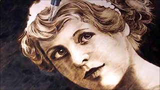 Pyrography art by Jean bouick - 21 (Girl in vintage photos)-Fast speed