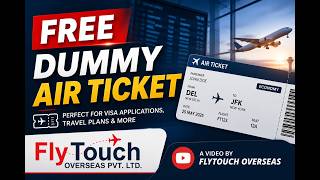 How to Make Dummy Flight Ticket Online for Visa Purpose