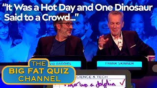 Frank Skinner Ponders the Day the Dinosaurs Died | Big Fat Quiz of 2019