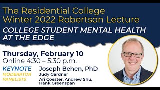 Winter 2022 Robertson Lecture