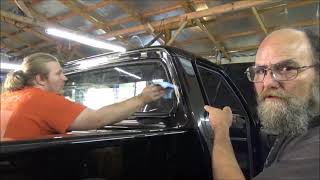Rear Glass Install 1978 Dodge D100 Warlock