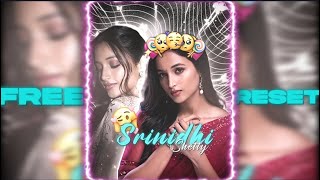 Srinidhi Shetty Smooth Alight Motion Edit Free Preset Ms Efx