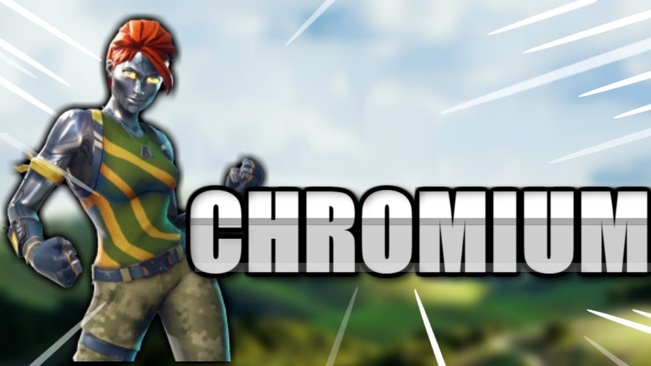 NEW "CHROMIUM" SKIN Gameplay | Fortnite Battle Royale