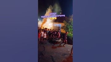 Semarak Pawai Obor dan Takbir Keliling Kampung #youtubeshorts #takbiran #pawaiobor #idulfitri #fypシ